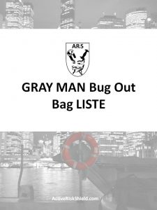 gray man ausrüstung, GREY MAN BUG OUT BAG