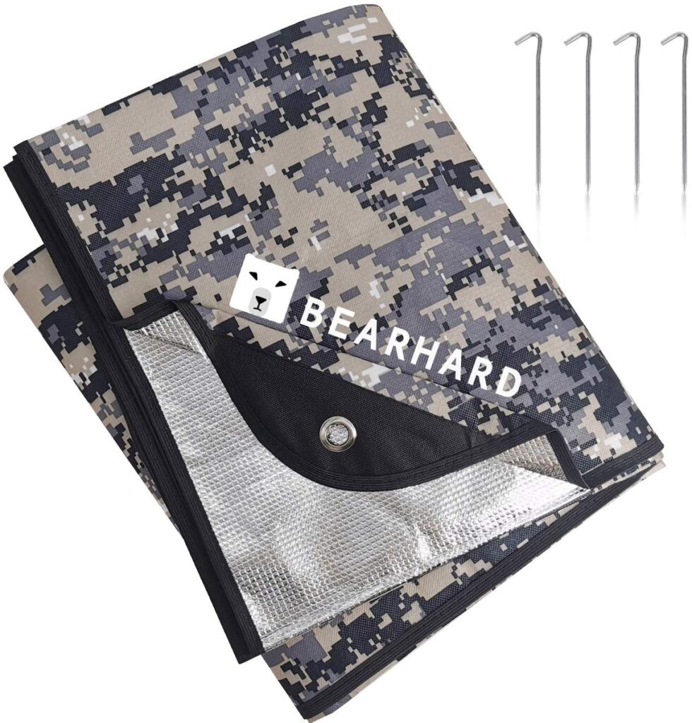 Bearhard 3.0 Notfalldecke Rettungsdecke, Gray Man Bug Out Bag